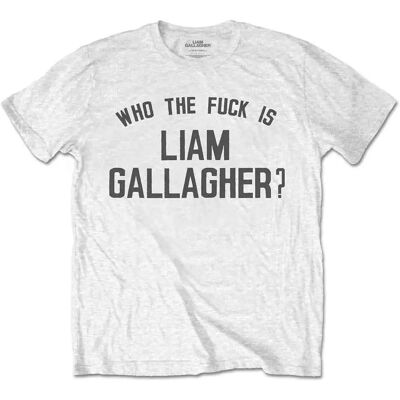 HeyRusty Liam Gallagher - T-shirt blanc Medium - Publicité HeyRusty Liam Gallagher - T-shirt blanc Medium - Publicité