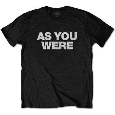 HeyRusty Liam Gallagher - Officiell band T-shirt | svart Stor HeyRusty Liam Gallagher - Officiell band T-shirt | svart Stor