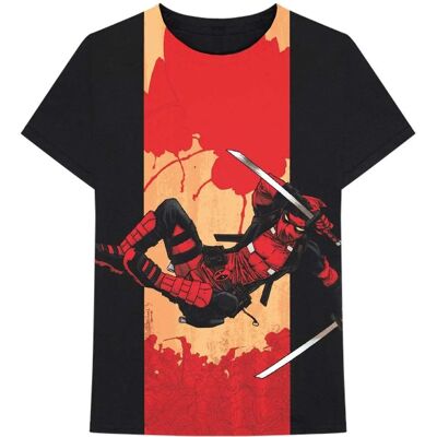 Marvel Deadpool Samurai Logo T-shirt - Unisex Officiell Marvel Deadpool Samurai Logo T-shirt - Unisex Officiell