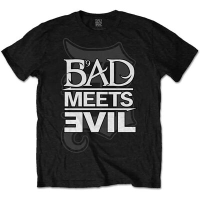 HeyRusty Bad Meets Evil Logo Svart M T-shirt - T-shirt HeyRusty Bad Meets Evil Logo Svart M T-shirt - T-shirt