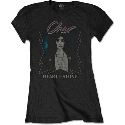 Cher Heart of Stone Svart L - T-shirt Cher Heart of Stone Svart L - T-shirt