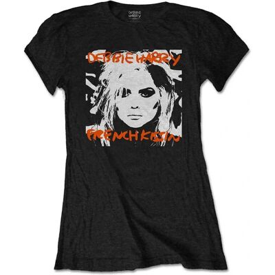 HeyRusty Debbie Harry French Kissin' Svart Dam T-shirt HeyRusty Debbie Harry French Kissin' Svart Dam T-shirt