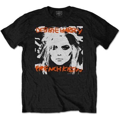 HeyRusty Debbie Harry - French Kissin' Black T-shirt - Rock Off HeyRusty Debbie Harry - French Kissin' Black T-shirt - Rock Off