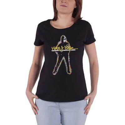 Mary J Blige Glow Logo T-shirt - Dam Mary J Blige Glow Logo T-shirt - Dam