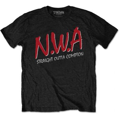 HeyRusty N.W.A | Straight Outta Compton Noir XXL - T-shirt HeyRusty N.W.A | Straight Outta Compton Noir XXL - T-shirt