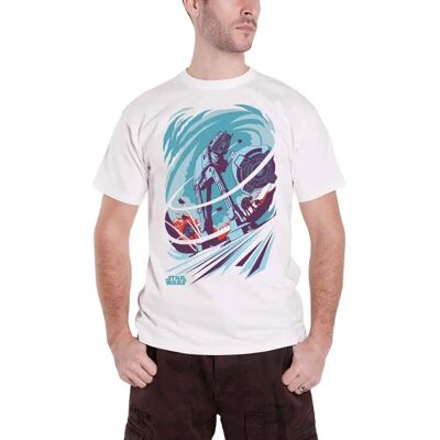Star Wars AT-AT Vit XL T-shirt - Officiell Star Wars AT-AT Vit XL T-shirt - Officiell