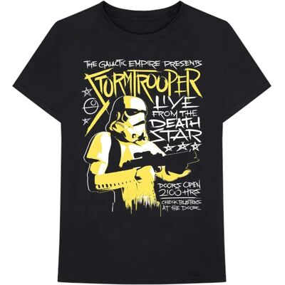 Star Wars XXL Svart Stormtrooper Rock T-Shirt - T-Shirt Star Wars XXL Svart Stormtrooper Rock T-Shirt - T-Shirt