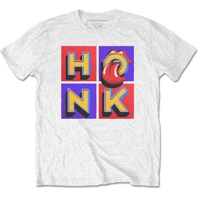 The Rolling Stones Honk Album Vit T-shirt - Rock The Rolling Stones Honk Album Vit T-shirt - Rock