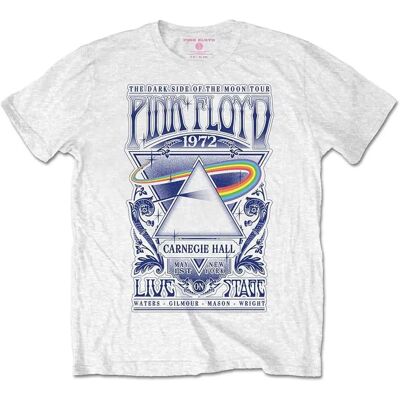 Pink Floyd Barn Carnegie Hall T-shirt - Vit - Unisex Pink Floyd Barn Carnegie Hall T-shirt - Vit - Unisex