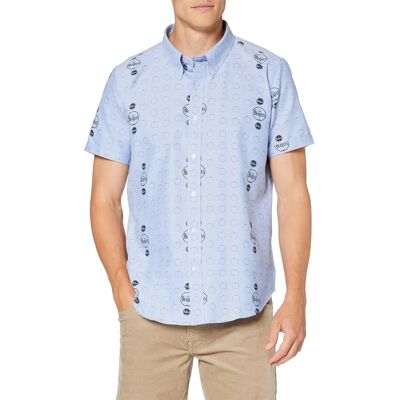 The Beatles Oxford Blue Casual Skjorta - Unisex The Beatles Oxford Blue Casual Skjorta - Unisex