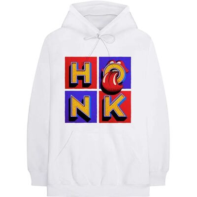 HeyRusty The Rolling Stones Unisex Hoodie - Honk Album White HeyRusty The Rolling Stones Unisex Hoodie - Honk Album White