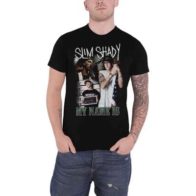 Eminem Slim Shady Svart XXL T-shirt Eminem Slim Shady Svart XXL T-shirt