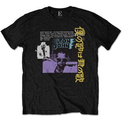 HeyRusty Elton John Xx-large Svart T-shirt - Musikband HeyRusty Elton John Xx-large Svart T-shirt - Musikband