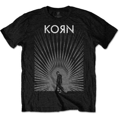 Korn 2XL Schwarz Radiate Glow T-Shirt - Unisex Korn 2XL Schwarz Radiate Glow T-Shirt - Unisex