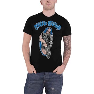 Billie Eilish Bling Glitter Print T-shirt - T-shirt Billie Eilish Bling Glitter Print T-shirt - T-shirt