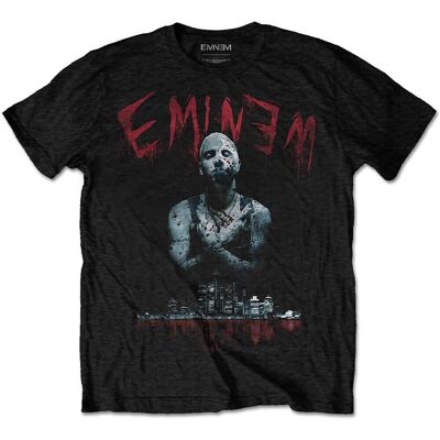 Eminem Horreur Sanglante Noir M - T-shirt - Publicité Eminem Horreur Sanglante Noir M - T-shirt - Publicité