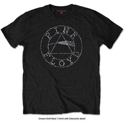 Pink Floyd Svart X-large Diamantcirkel Logotyp T-shirt Pink Floyd Svart X-large Diamantcirkel Logotyp T-shirt