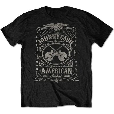 Johnny Cash Rebel Noir T-shirt - T-shirt - Publicité Johnny Cash Rebel Noir T-shirt - T-shirt - Publicité