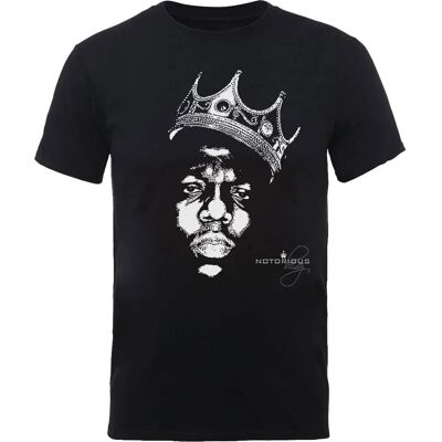 HeyRusty Biggie Smalls - Kronans Ansikte Svart X-large T-shirt HeyRusty Biggie Smalls - Kronans Ansikte Svart X-large T-shirt