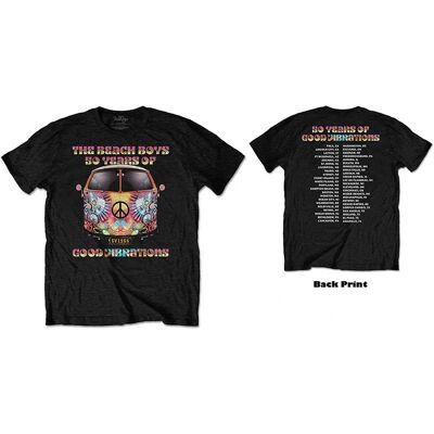 Officiell band T-shirt med The Beach Boys - Good Vibes Tour - Svart XXL Officiell band T-shirt med The Beach Boys - Good Vibes Tour - Svart XXL
