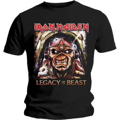 Hey Rusty Iron Maiden Legacy Aces Czarna Koszulka - Rock Hey Rusty Iron Maiden Legacy Aces Czarna Koszulka - Rock