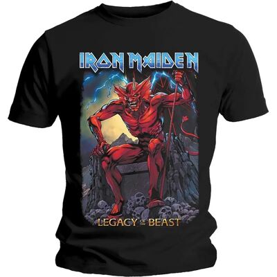 Iron Maiden Legacy Of The Beast 2 Devil Black T-shirt - Rock Metal Iron Maiden Legacy Of The Beast 2 Devil Black T-shirt - Rock Metal