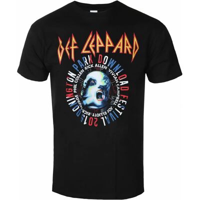 Tricou Unisex Negru Def Leppard - Download Fest Tricou Unisex Negru Def Leppard - Download Fest