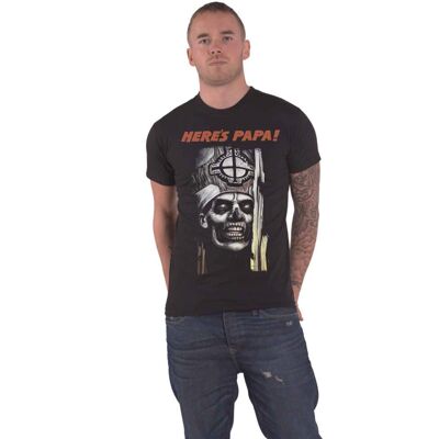 Ghost Heres Papa Schwarz M T-Shirt - Rock Ghost Heres Papa Schwarz M T-Shirt - Rock