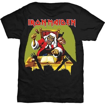 Svart Iron Maiden Deaf Sentence T-shirt - Rock Metal Svart Iron Maiden Deaf Sentence T-shirt - Rock Metal