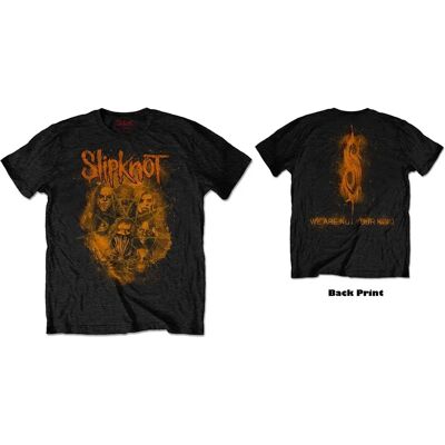 HeyRusty Slipknot Orange Band T-shirt - Rockkläder HeyRusty Slipknot Orange Band T-shirt - Rockkläder