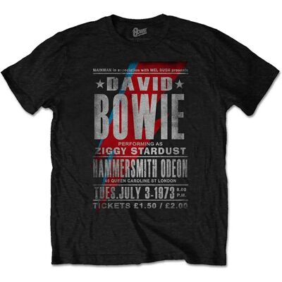 HeyRusty David Bowie X-large Hammersmith Odeon T-shirt HeyRusty David Bowie X-large Hammersmith Odeon T-shirt