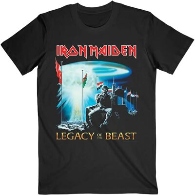 HeyRusty Iron Maiden T-shirt - Två Minuter till Midnatt - Rockband HeyRusty Iron Maiden T-shirt - Två Minuter till Midnatt - Rockband