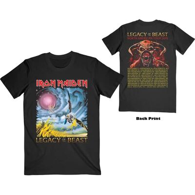 HeyRusty Iron Maiden - Icarus Baktryck T-shirt - Rock, Svart, XXL HeyRusty Iron Maiden - Icarus Baktryck T-shirt - Rock, Svart, XXL