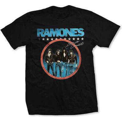 Tricou Ramones Negru XL - Fotografie Circulară - Mărci Oficiale Tricou Ramones Negru XL - Fotografie Circulară - Mărci Oficiale