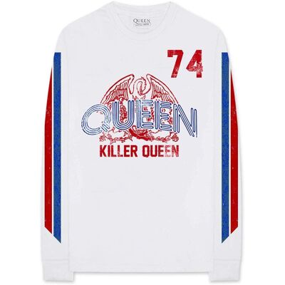HeyRusty Queen Unisex Long Sleeve T-shirt - Killer Queen '74 Stripes HeyRusty Queen Unisex Long Sleeve T-shirt - Killer Queen '74 Stripes