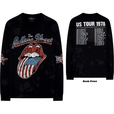 Rolling Stones US Tour 78 Long Sleeve T-Shirt - T-Shirt Rolling Stones US Tour 78 Long Sleeve T-Shirt - T-Shirt