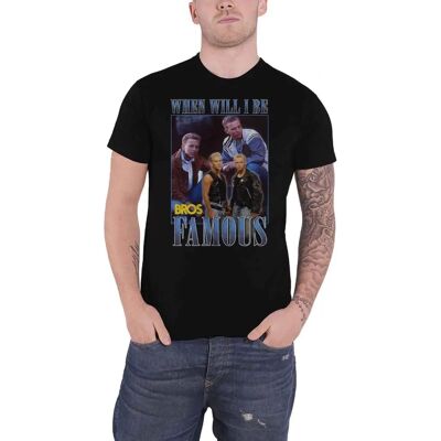 Warner Bros Svart Logo Band T-Shirt - T-Shirt Warner Bros Svart Logo Band T-Shirt - T-Shirt