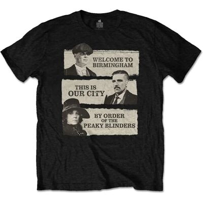 HeyRusty Peaky Blinders Birmingham This Is Our City Svart X-large - T-shirt HeyRusty Peaky Blinders Birmingham This Is Our City Svart X-large - T-shirt
