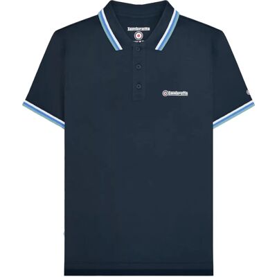 Lambretta Triple Tipped Polo Shirt - Polo Shirt Lambretta Triple Tipped Polo Shirt - Polo Shirt