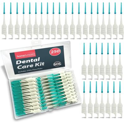 SOL - Floss Picks 250 - Silicone - Soft - Dental Picks SOL - Floss Picks 250 - Silicone - Soft - Dental Picks