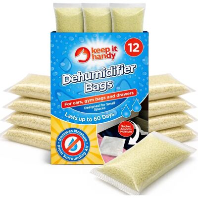 SOL - 12pk - Home - Wardrobe - Dehumidifier Bags SOL - 12pk - Home - Wardrobe - Dehumidifier Bags