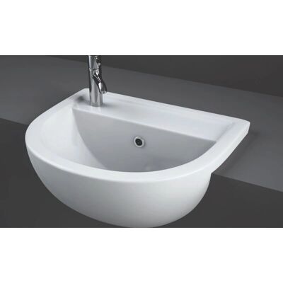 RAK Ceramics - Rak Compact Semi-Recessed Basin RAK Ceramics - Rak Compact Semi-Recessed Basin