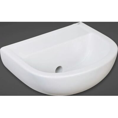 Rak Ceramics - Rak Compact Special Needs Ho Cloakroom Basin - 380mm wide - 0 tap hole - basin Rak Ceramics - Rak Compact Special Needs Ho Cloakroom Basin - 380mm wide - 0 tap hole - basin