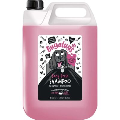 BUGALUGS Baby Fresh Dog Shampoo - 5L BUGALUGS Baby Fresh Dog Shampoo - 5L