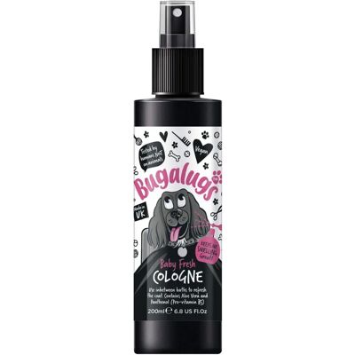BUGALUGS Baby Fresh Dog Cologne 200ml - Vegan, Long-Lasting Deodorizer BUGALUGS Baby Fresh Dog Cologne 200ml - Vegan, Long-Lasting Deodorizer