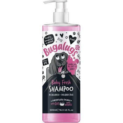 Bugalugs Baby Fresh Dog Shampoo - Dog Grooming - 500ml Bugalugs Baby Fresh Dog Shampoo - Dog Grooming - 500ml