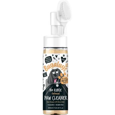 Bugalugs Dog Shampoo - No Rinse Foam, Waterless, Silicone Brush - 200ml Bugalugs Dog Shampoo - No Rinse Foam, Waterless, Silicone Brush - 200ml