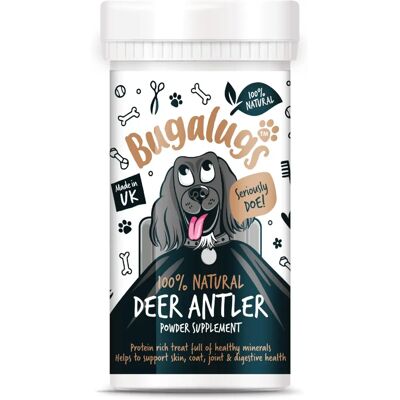 Bugalugs Geweihpulver - Hundesnack Bugalugs Geweihpulver - Hundesnack