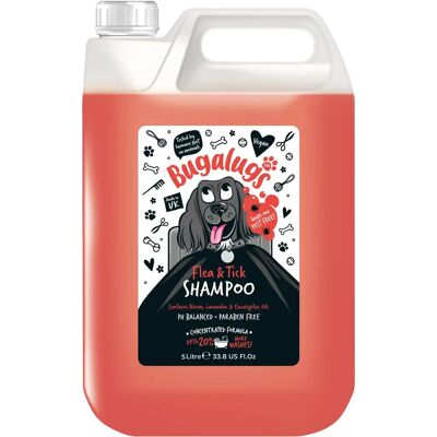 Bugalugs Flea and Tick Dog Shampoo - 5 Litre Bugalugs Flea and Tick Dog Shampoo - 5 Litre