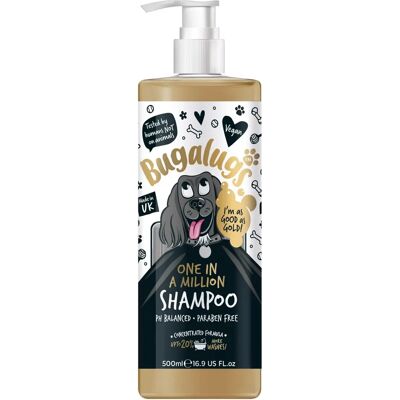 Bugalugs One in a Million Hundeshampoo - Tiefenreinigung, Vegan, 500ml Bugalugs One in a Million Hundeshampoo - Tiefenreinigung, Vegan, 500ml